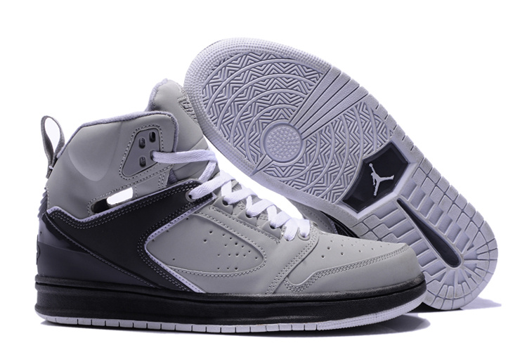 2013 Air Jordan Sixty Club Grey Black Shoes