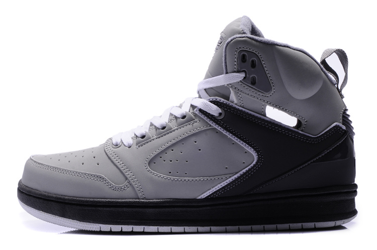 2013 Air Jordan Sixty Club Grey Black Shoes