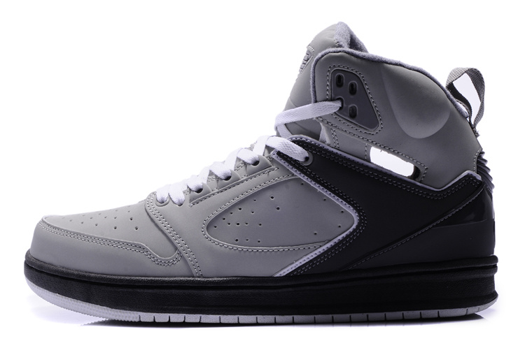 2013 Air Jordan Sixty Club Grey Black Shoes - Click Image to Close