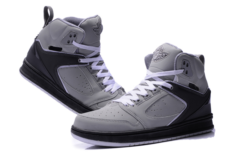 2013 Air Jordan Sixty Club Grey Black Shoes