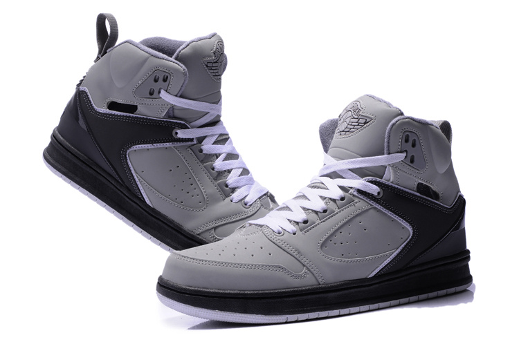 2013 Air Jordan Sixty Club Grey Black Shoes - Click Image to Close