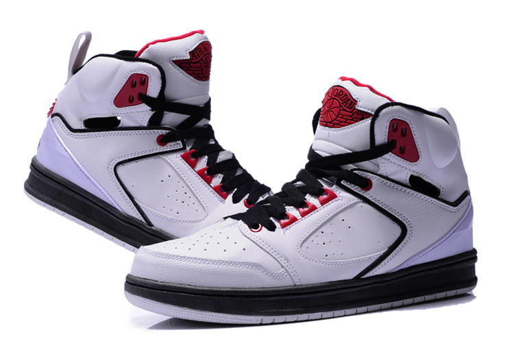 2013 Air Jordan Sixty Club White Black Red Shoes