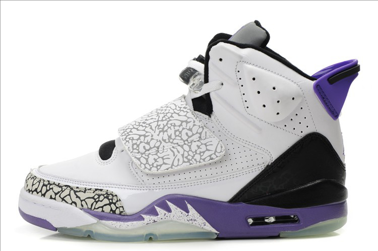 Cheap Jordan Son Of Mars White Black Purple - Click Image to Close