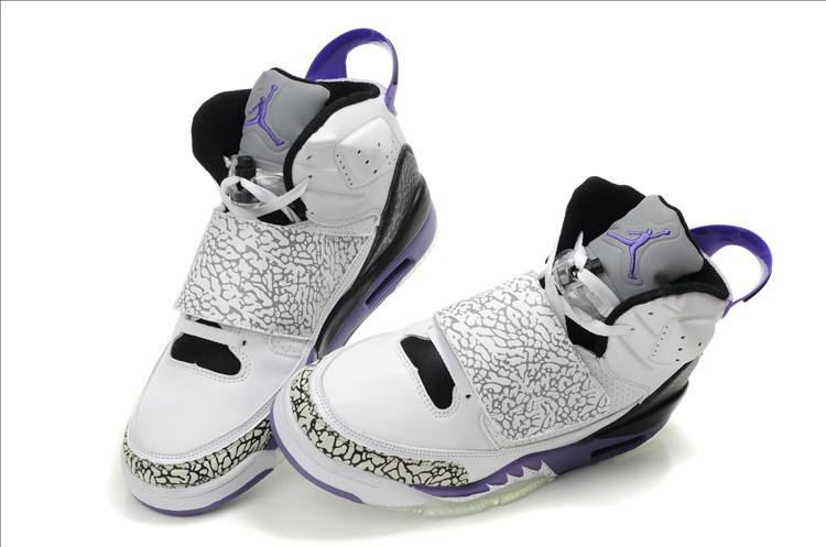 Cheap Jordan Son Of Mars White Black Purple