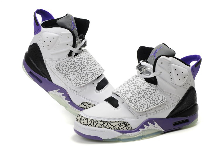 Cheap Jordan Son Of Mars White Black Purple - Click Image to Close