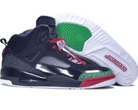 Classic Jordan Spizike Black Varsity Red Classic Green Shoes