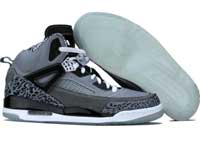 Classic Jordan Spizike Stealth Black Lt Graphite White Shoes - Click Image to Close