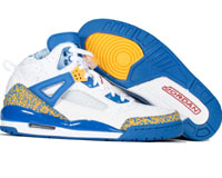 Classic Jordan Spizike White Varsity Red Pro Gold Argon Blue Shoes