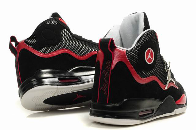 Special Jordan TC8 Black Red White Shoes - Click Image to Close