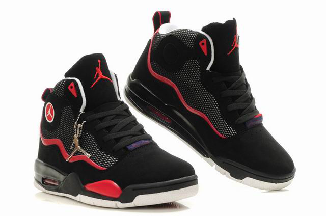 Special Jordan TC8 Black Red White Shoes - Click Image to Close