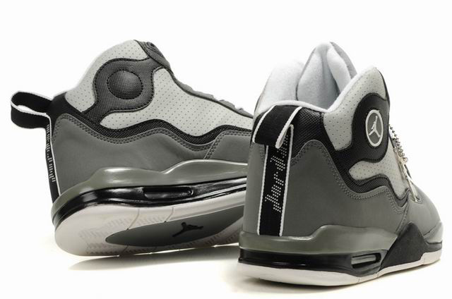 Special Jordan TC8 Grey Black White Shoes - Click Image to Close