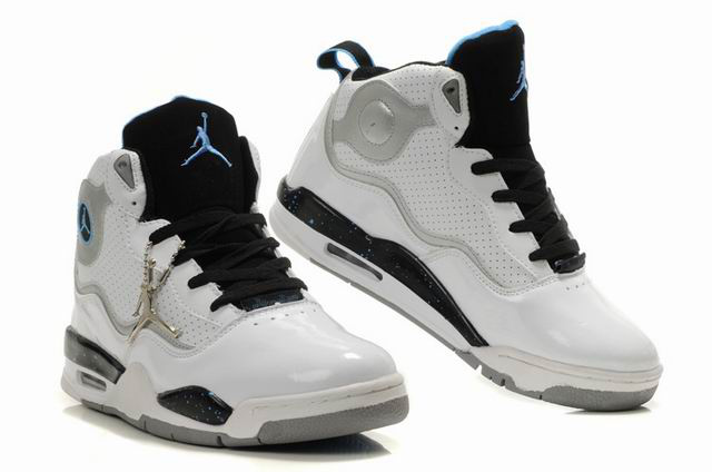 Special Jordan TC8 White Black Blue Grey Shoes