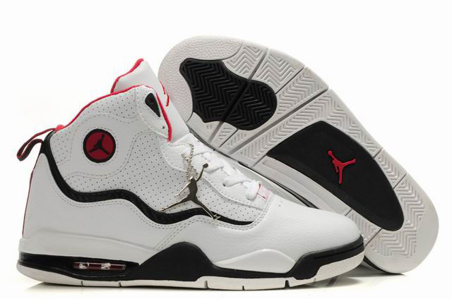 Special Jordan TC8 White Black Red Shoes - Click Image to Close