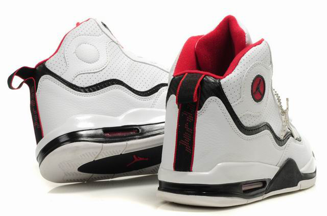 Special Jordan TC8 White Black Red Shoes - Click Image to Close
