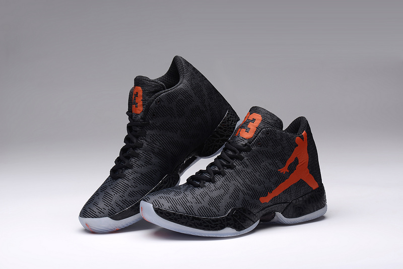 New Air Jordan XX9 Black Orange Lovers Shoes