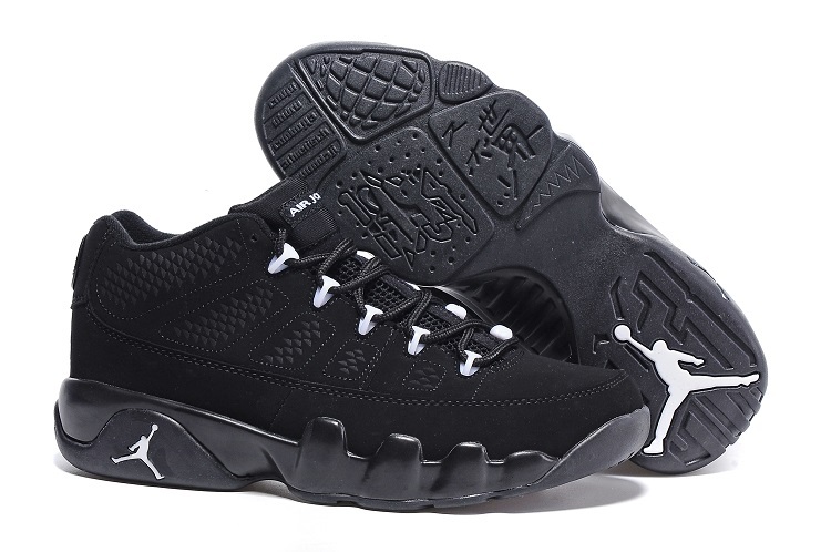 Cheap Nike Air Jordan 9 Retro Low Anthracite Black White - Click Image to Close