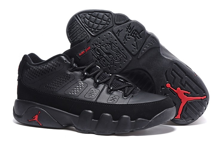 Cheap Nike Air Jordan 9 Retro Low Black Varsity Red