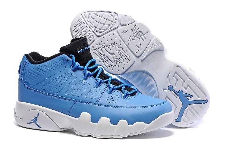 Cheap Nike Air Jordan 9 Retro Low Pantone University Blue Black White