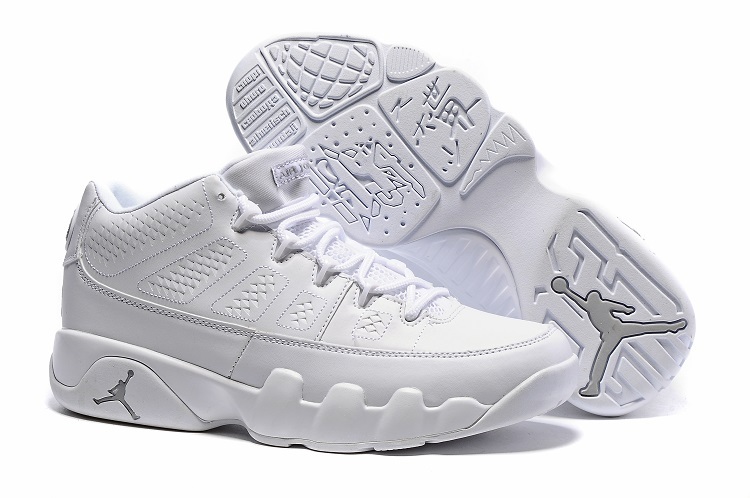 Cheap Nike Air Jordan 9 Retro Low White Chrome