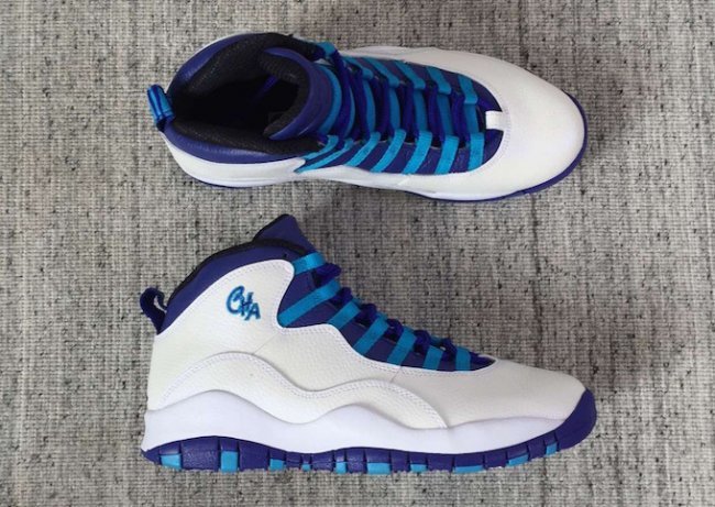 Girls Air Jordan 10 GS Charlotte Hornets