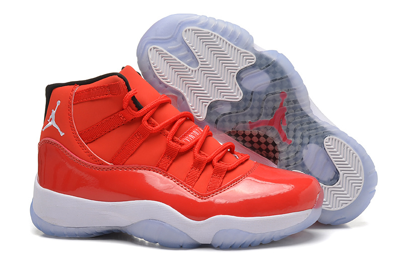 Girls Air Jordan 11 GS Carmelo Anthony Red PE Women Size - Click Image to Close