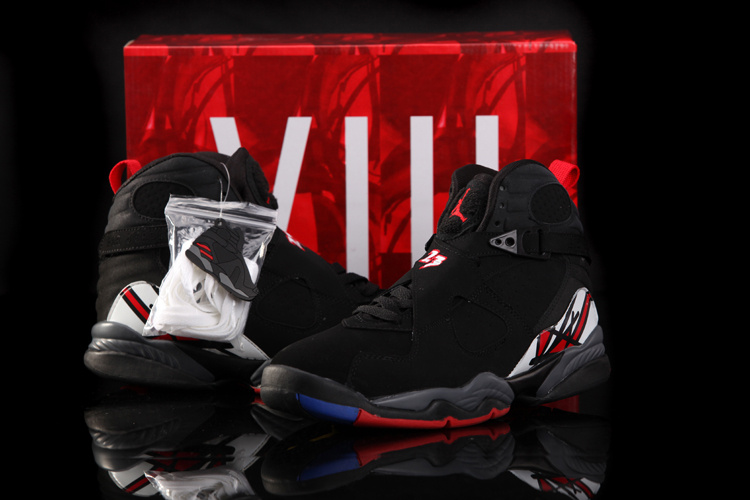 2013 Hardback Edition Jordan 8 Black White Red