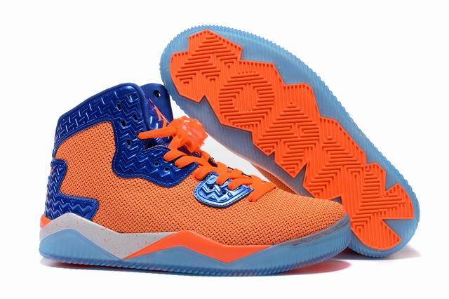 Jordan Air Spike 40 Forty PE Total Orange Total Orange Game Royal White - Click Image to Close