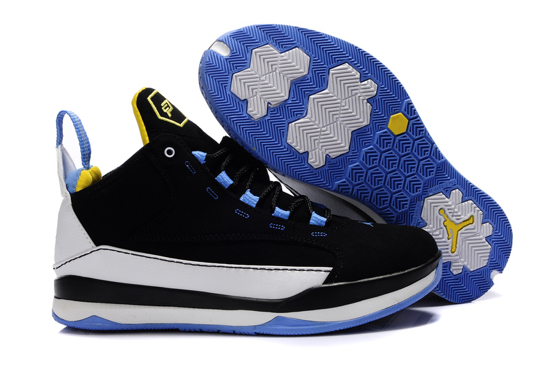 Cheap Jordan CP3 III Black White Blue For Women - Click Image to Close