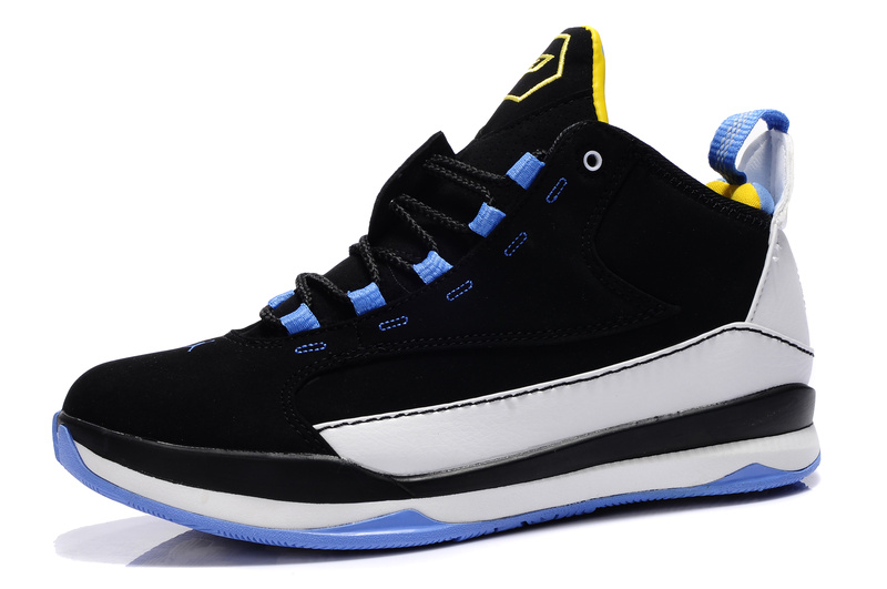 Cheap Jordan CP3 III Black White Blue For Women - Click Image to Close