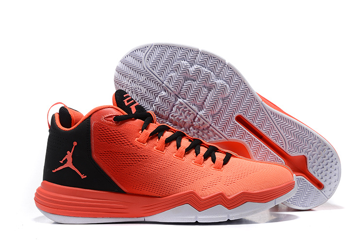 Jordan CP3 IX AE Infrared 23 Black Bright Mango - Click Image to Close