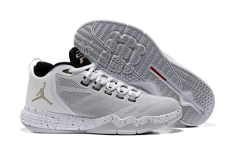 Jordan CP3 IX AE White Metallic Coppercoin Black Pure Platinum - Click Image to Close