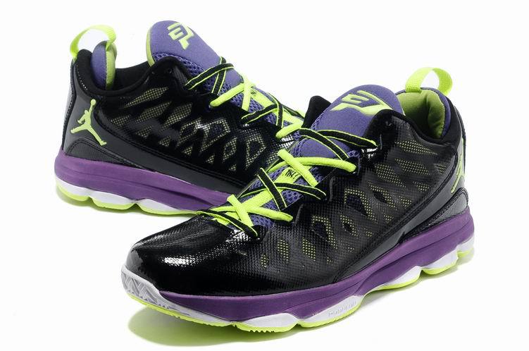 2013 Jordan CP3 VI Black Purple White Basketball Shoes - Click Image to Close