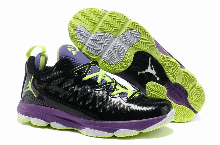 2013 Jordan CP3 VI Black Purple White Basketball Shoes - Click Image to Close