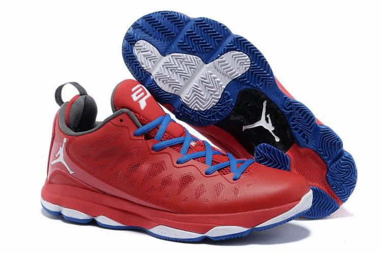 2013 Jordan CP3 VI Red Blue White Basketball Shoes - Click Image to Close