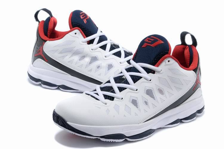 2013 Jordan CP3 VI White Black Red Basketball Shoes