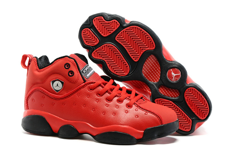 Jordan Jumpman Team 2 GS Raging Bull All Red - Click Image to Close