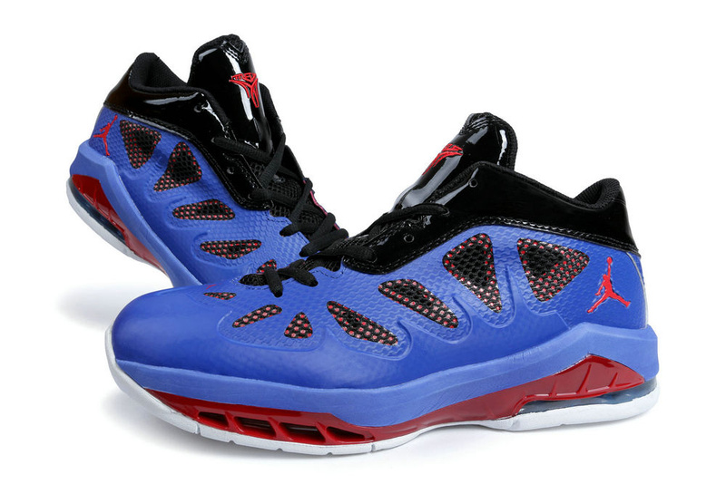 Authentic Jordan Melo 8 Blue Red White Shoes - Click Image to Close