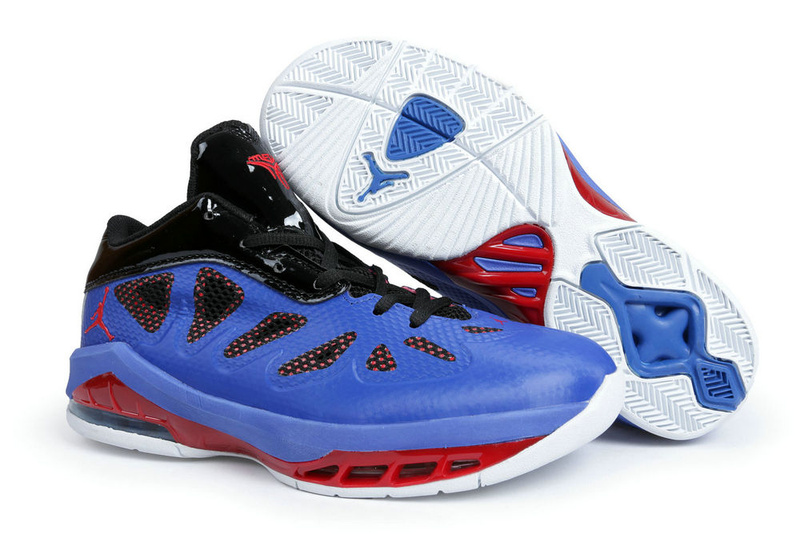 Authentic Jordan Melo 8 Blue Red White Shoes - Click Image to Close