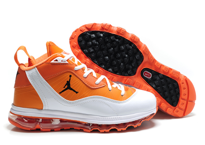 Comfortable Jordan Melo M8+Max 09 Orange White Shoes