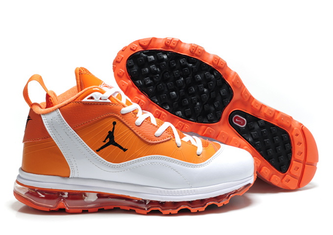 Comfortable Jordan Melo M8+Max 09 Orange White Shoes - Click Image to Close