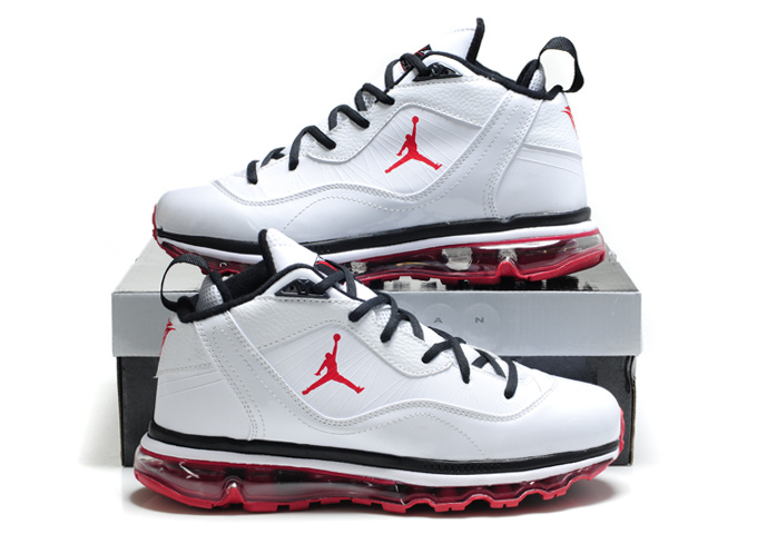 Comfortable Jordan Melo M8+Max 09 White Red Shoes