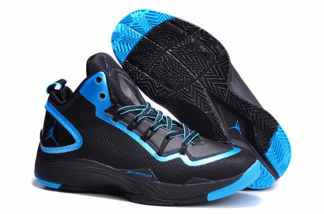 Jordan Super Fly 2 PO Black Dark Powder Blue