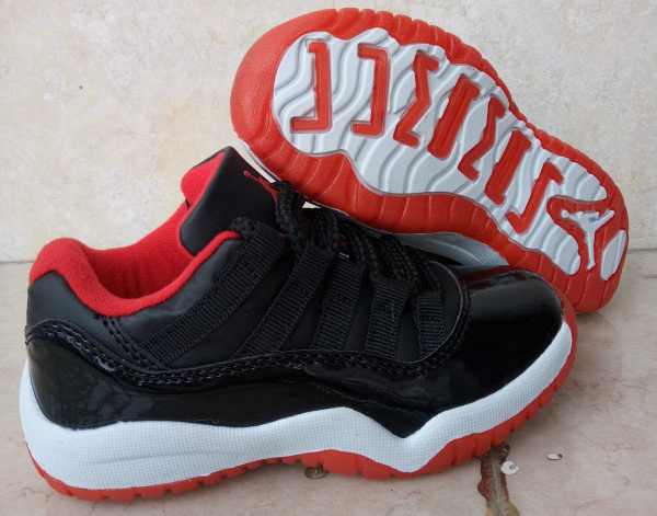 Kids Air Jordan 11 Retro Low Bred 2016