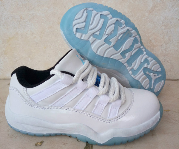 Kids Air Jordan 11 Retro Low Legend Blue 2016 - Click Image to Close