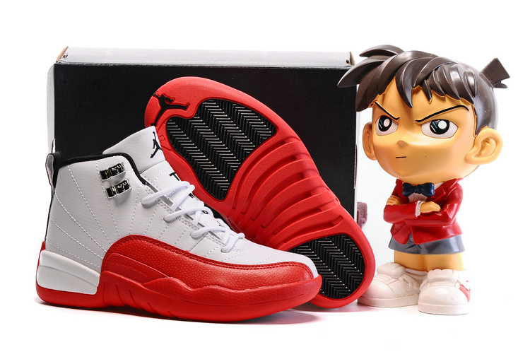 Kids Air Jordan 12 Retro Cherry 2016 Kids Air Jordan 12 Retro Cherry 2016