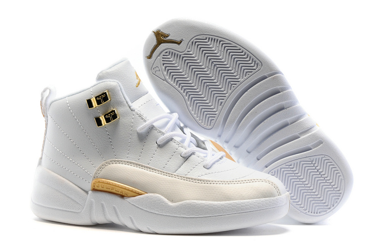 Kids Air Jordan 12 Retro OVO White 2016 - Click Image to Close