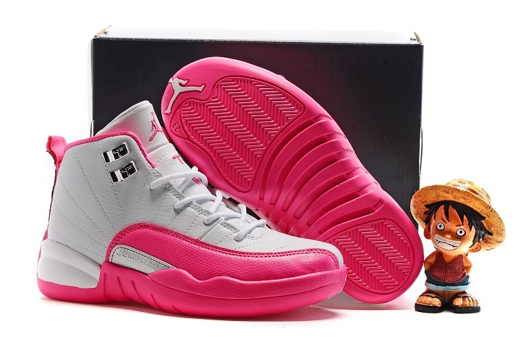 Kids Air Jordan 12 Retro Vivid Pink 2016 Kids Air Jordan 12 Retro Vivid Pink 2016