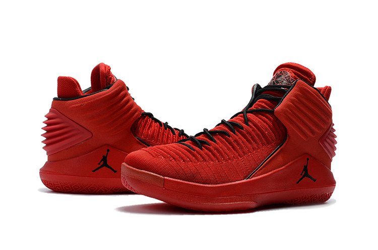 Men Jordan 32 Red Black Shoes