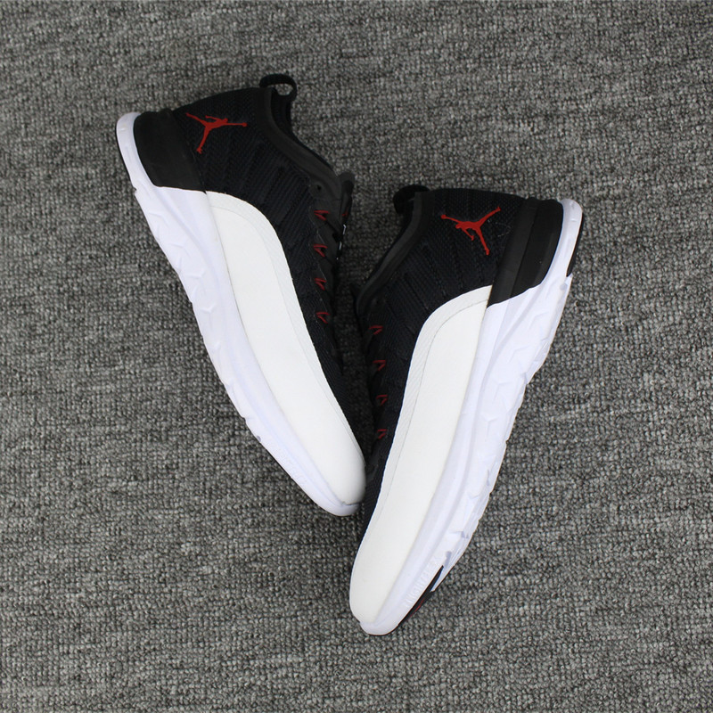 Men Jordan Trainer Prime White Black Red Shoes - Click Image to Close