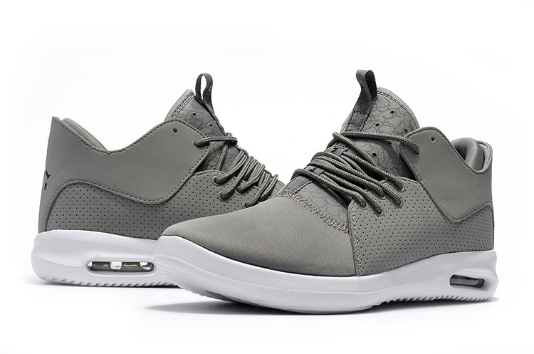 Mens Jordan Running Shoes 2018 Grey White - Click Image to Close